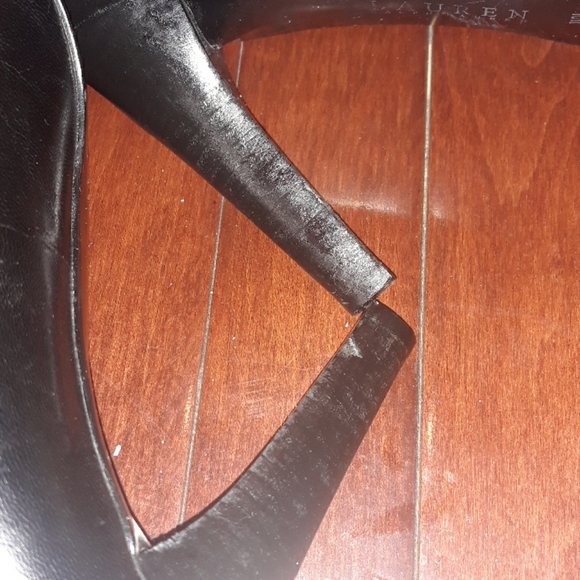 Ralph Lauren black leather pumps - Picture 5 of 5